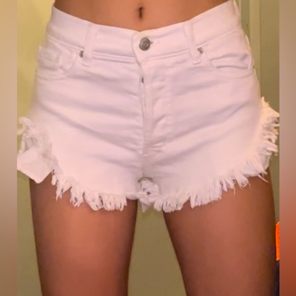 White Shorts
